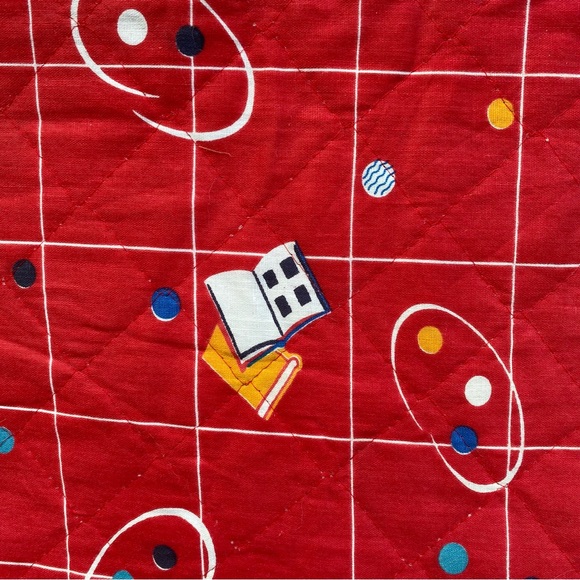 2 Pieces Vintage Printed Quilted Fabrics - Picture 4 of 8